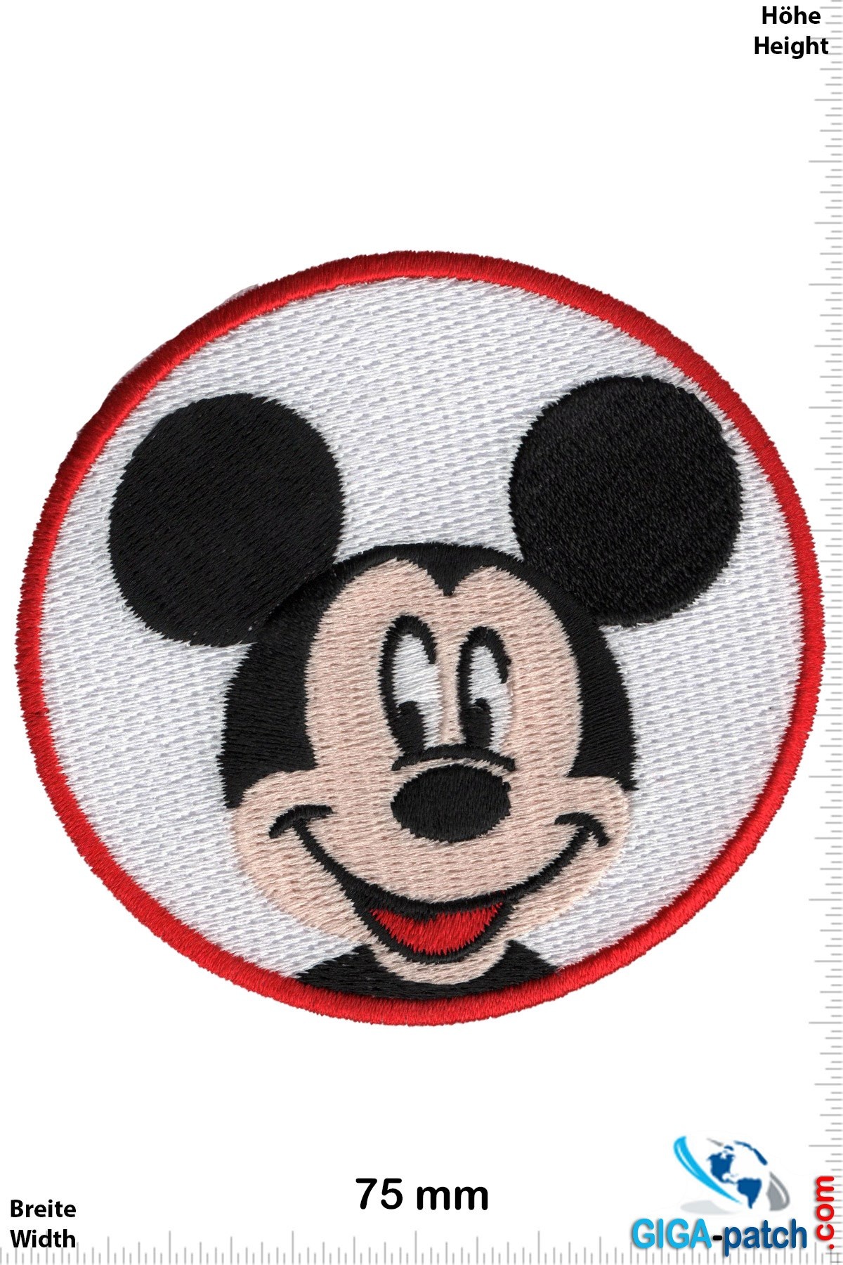 Mickey Mouse -Patch - Iron On - Patch Keychains Stickers - giga