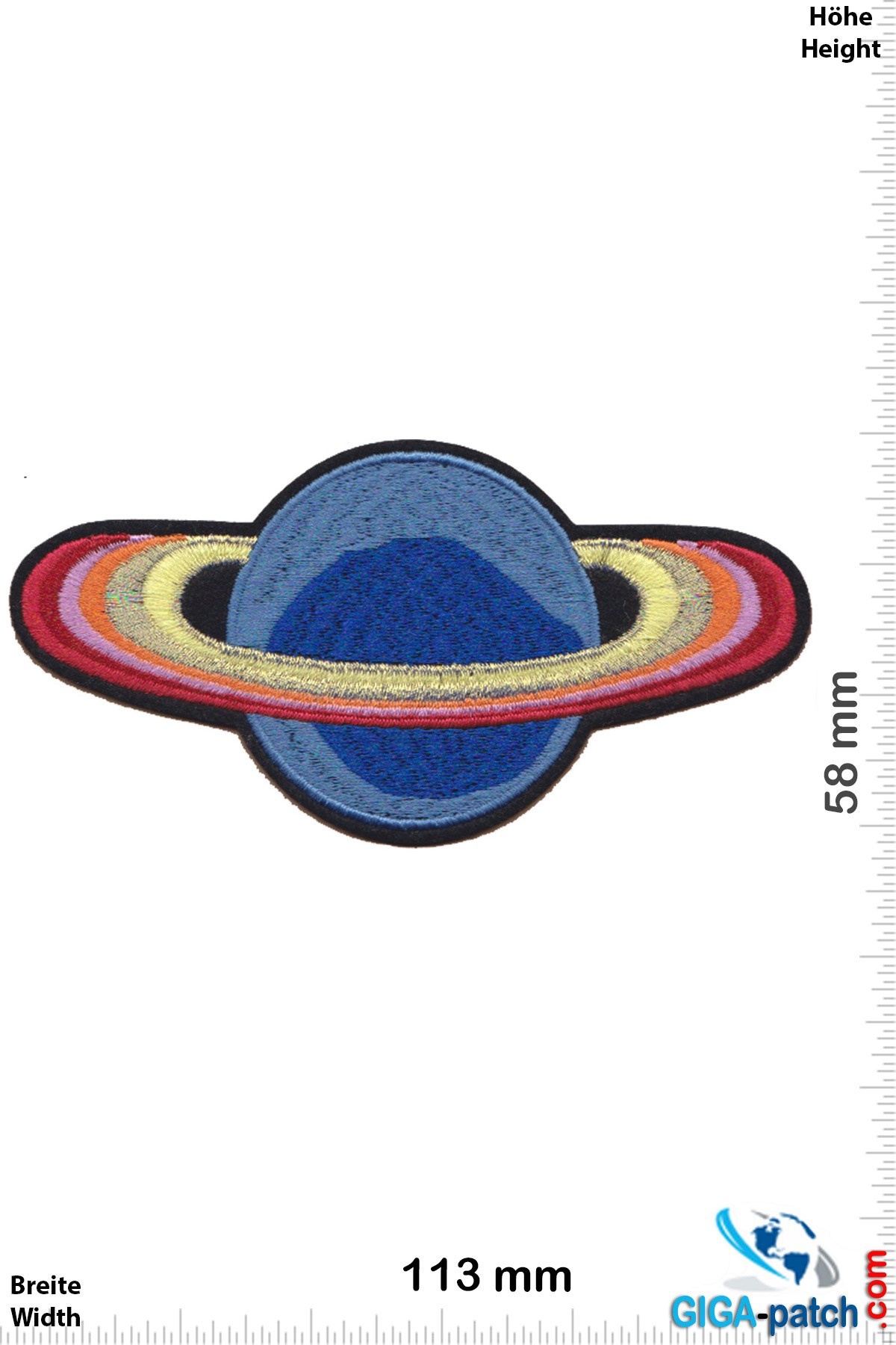 Raumfahrt Planet with ring - space - Saturn