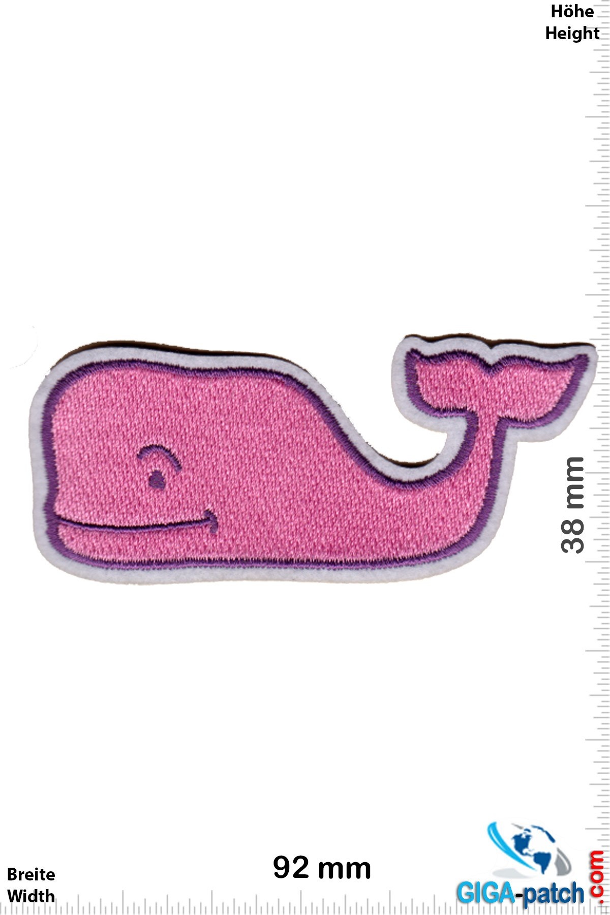 Whale - pink