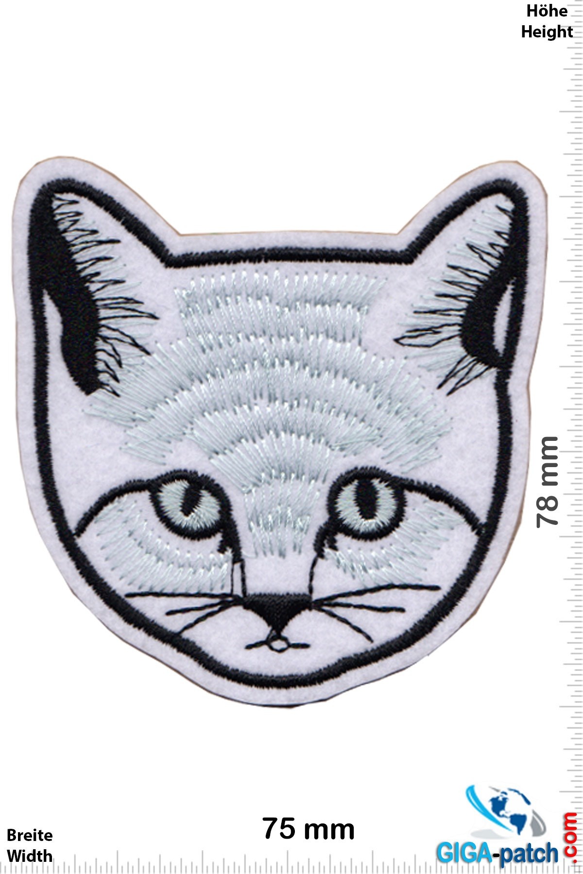 Katze -Patch - Iron On - Patch Keychains Stickers -  -  Biggest Patch Shop worldwide