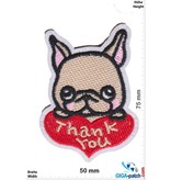 Love Thank you - pug