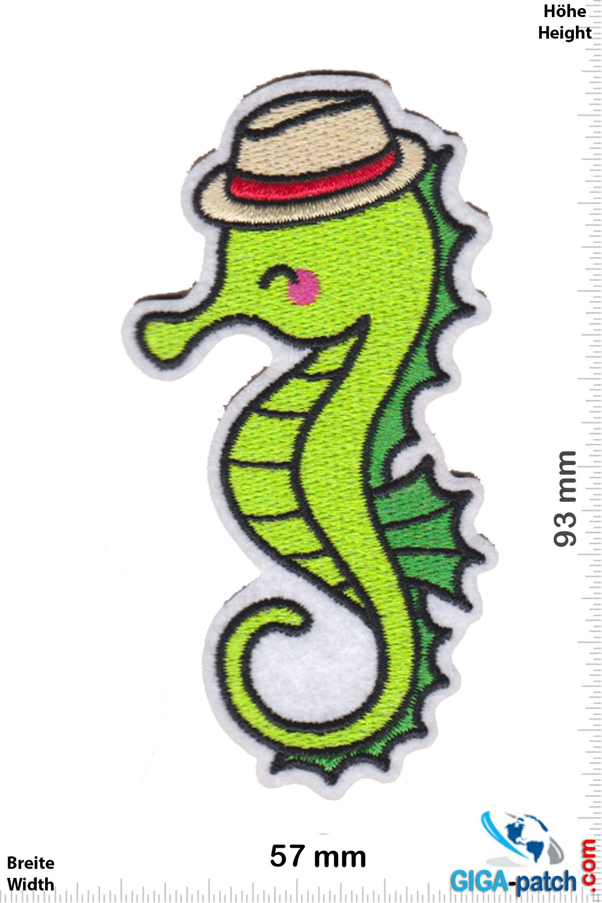 Seahorse with hat