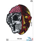 Totenkopf Half skull - half muscle - brain