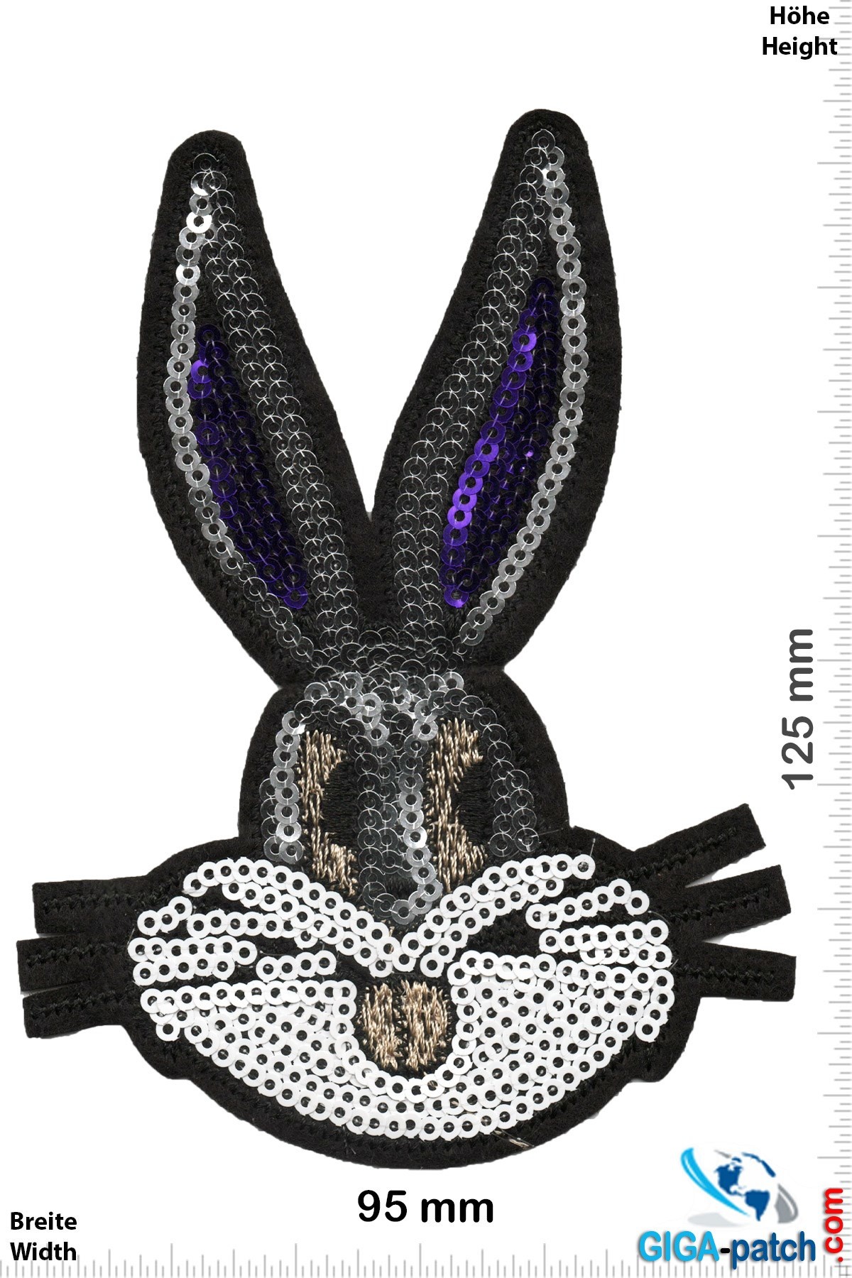 Playboy Bunny Embroidered Iron-on Or Sew-on Patch