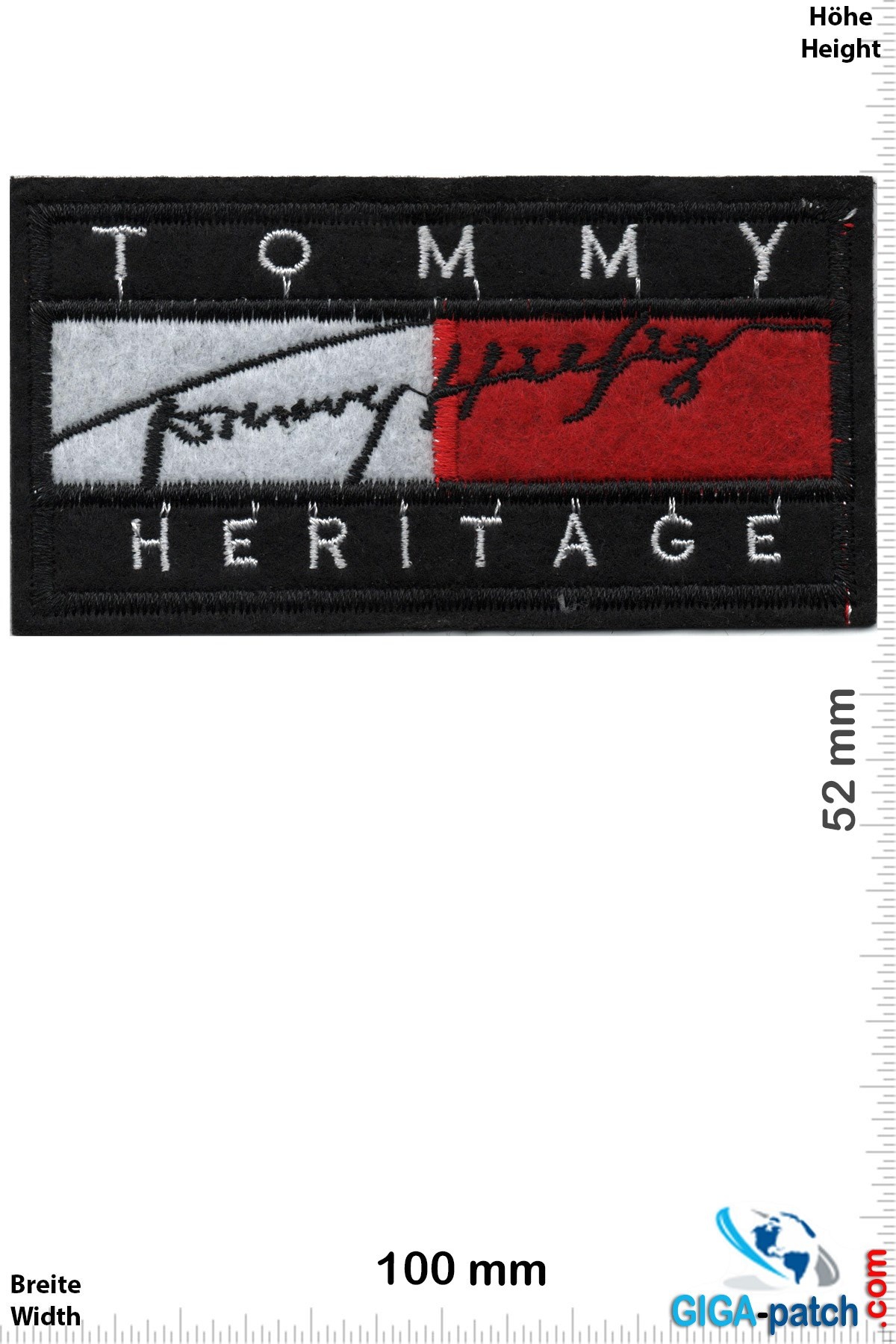 tommy hilfiger iron on patch