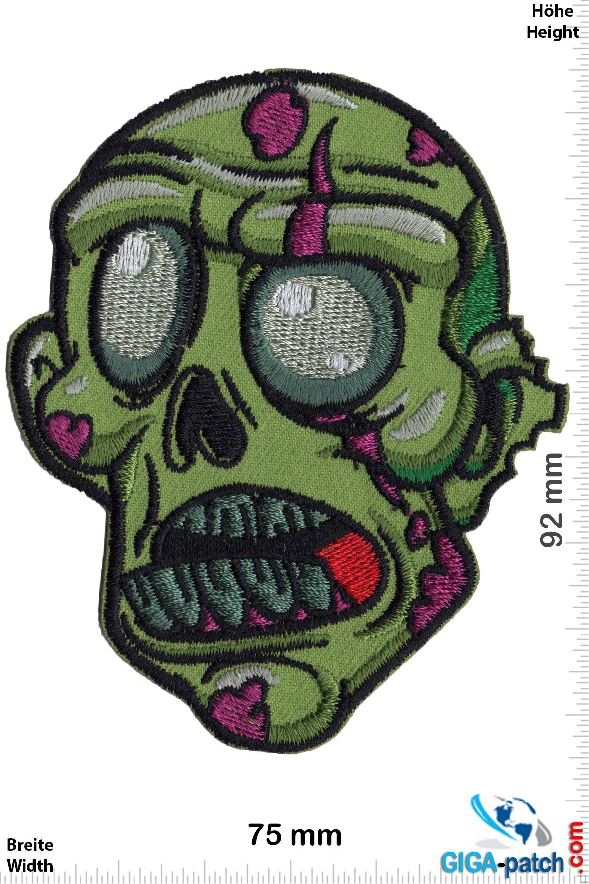 Zombie Zombie - grün - Head