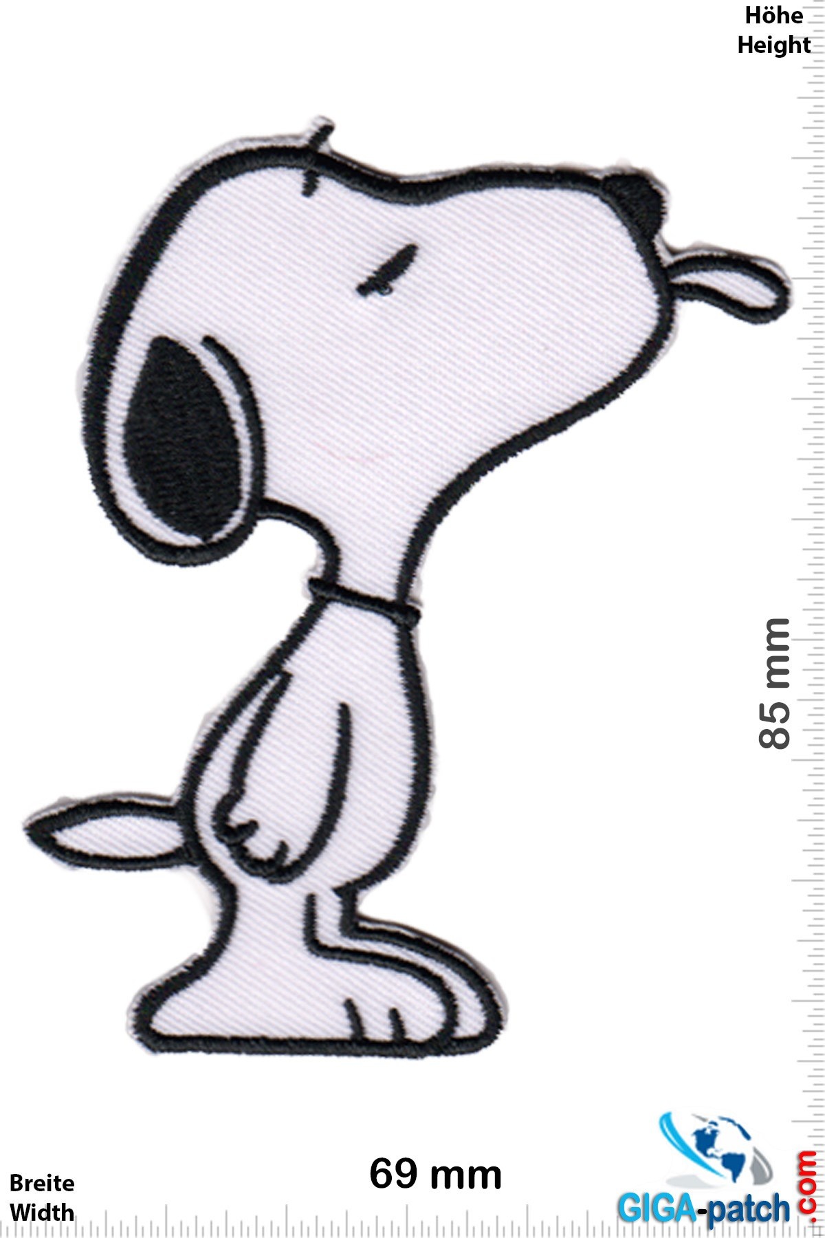 Snoopy -Patch - Aufnäher - Aufnäher Shop / Patch - Shop - größter