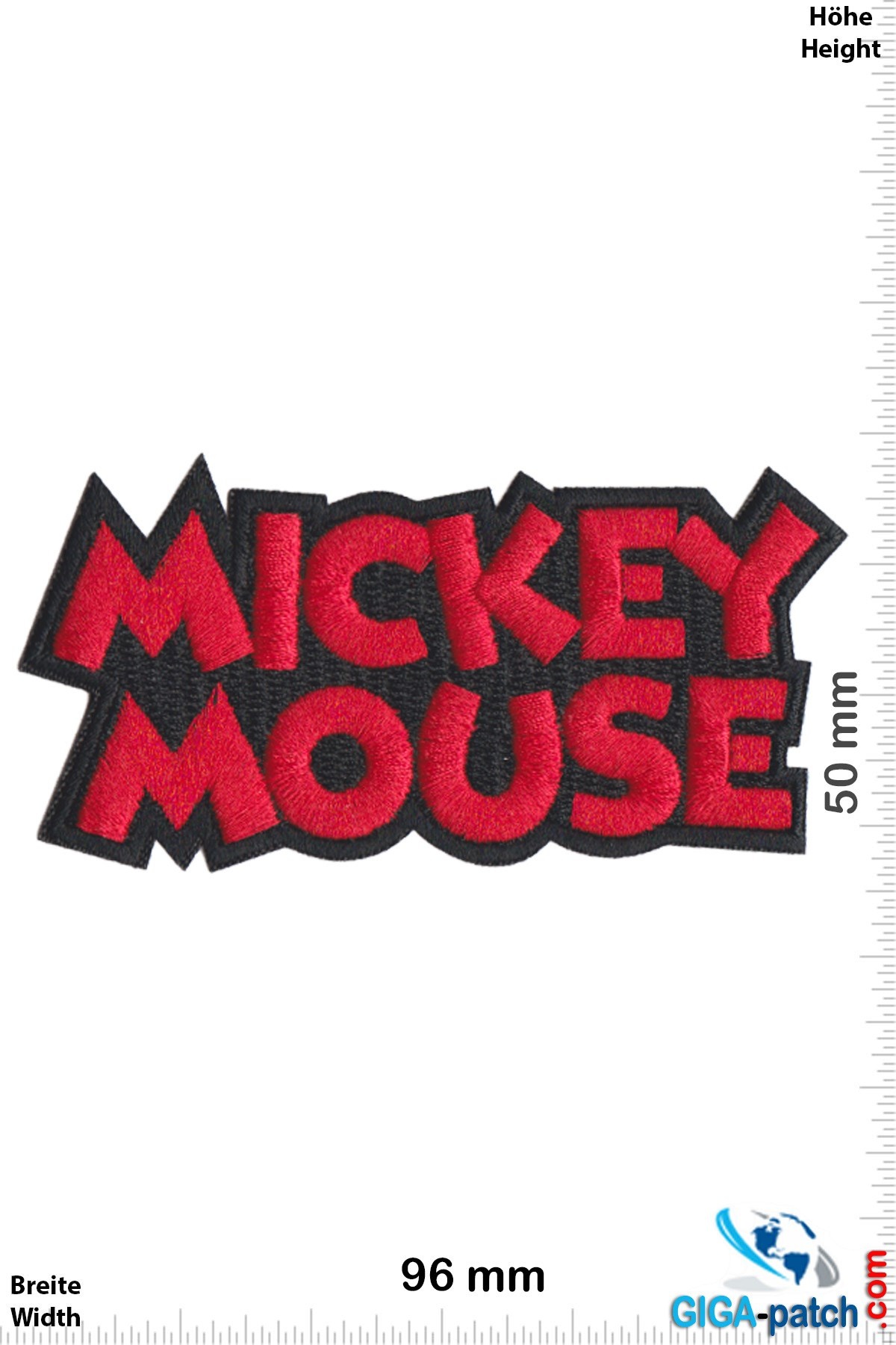 Mickey Mouse -Patch - Iron On - Patch Keychains Stickers -  -  Biggest Patch Shop worldwide