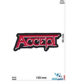 Accept Accept - red silver - Heavy-Metal