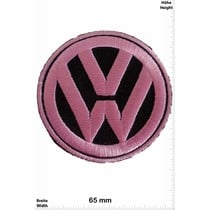 VW,Volkswagen VW Sign Zeichen - pink / rosa