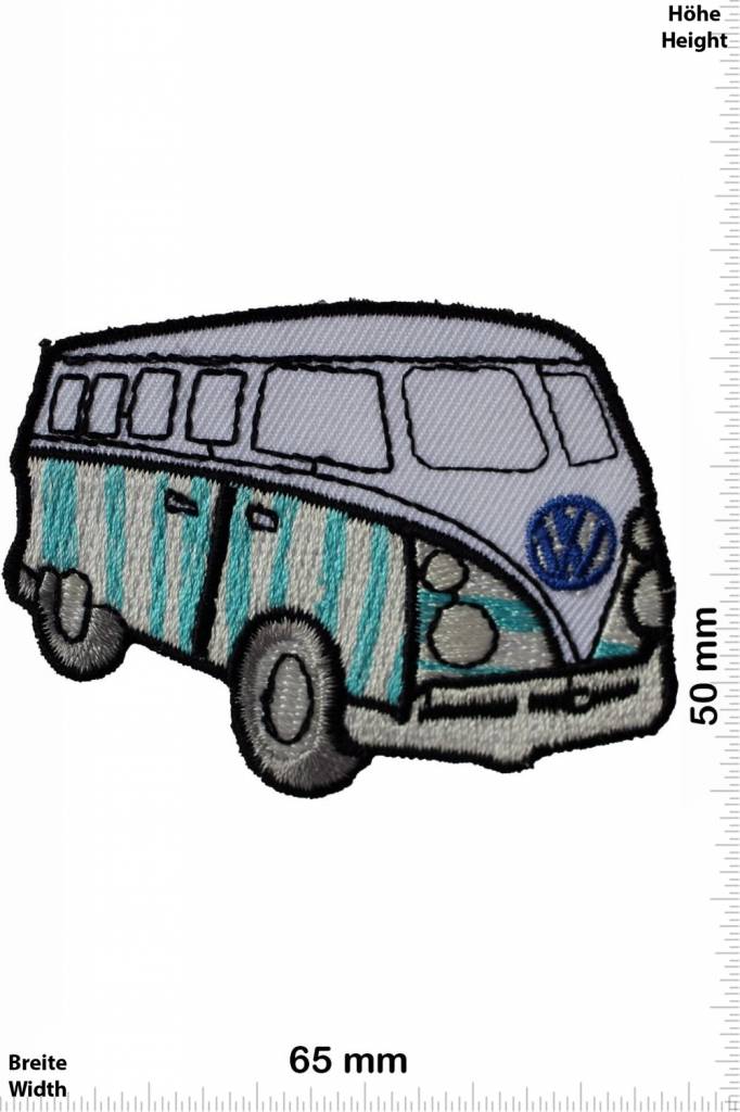 VW,Volkswagen VW Bully - blau weiss - VW Bus