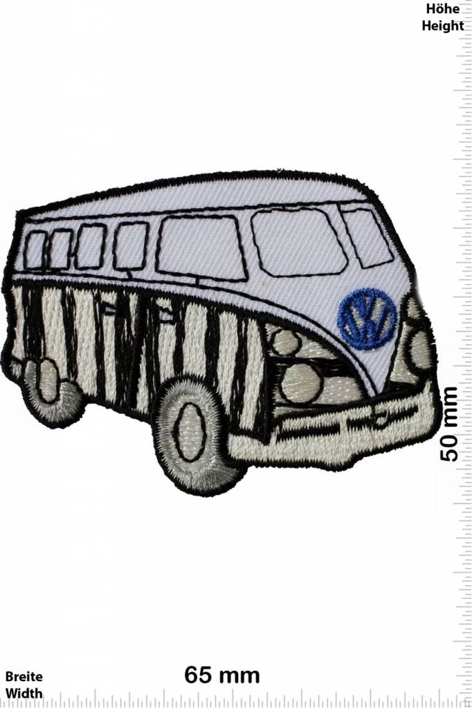 VW,Volkswagen VW Bus - Bully - zebra -black/white