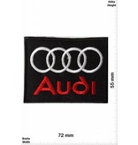 Audi Audi  rot/silber  -Quadrat