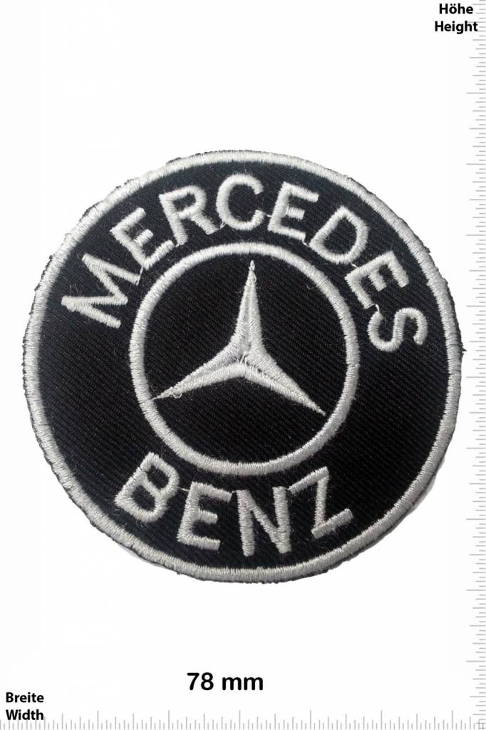 A284 Seite Wappenschild Patch Aufnäher Toppa /Neu/ Mercedes 8 CM 