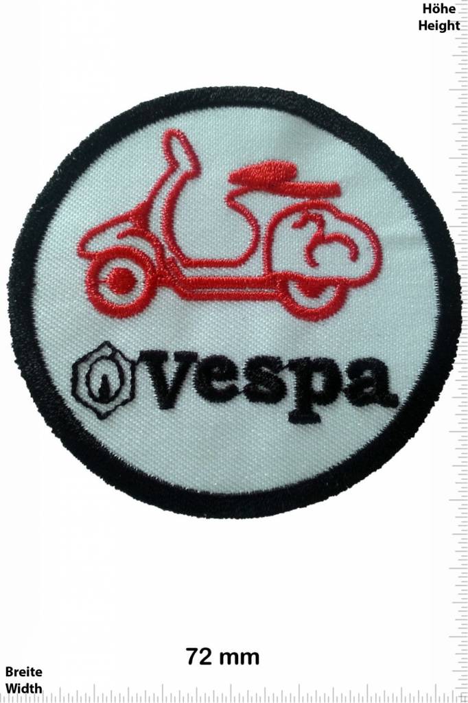 Vespa Vespa Roller - rot / schwarz