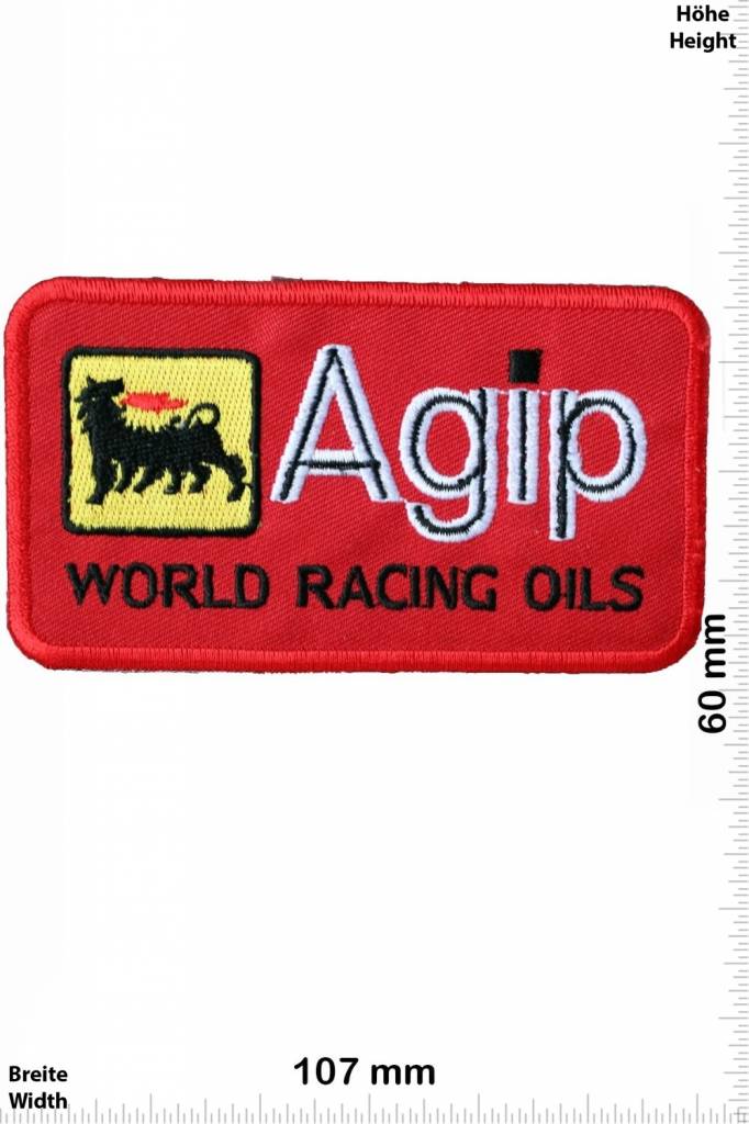 Agip Agip World Racing Oils - red