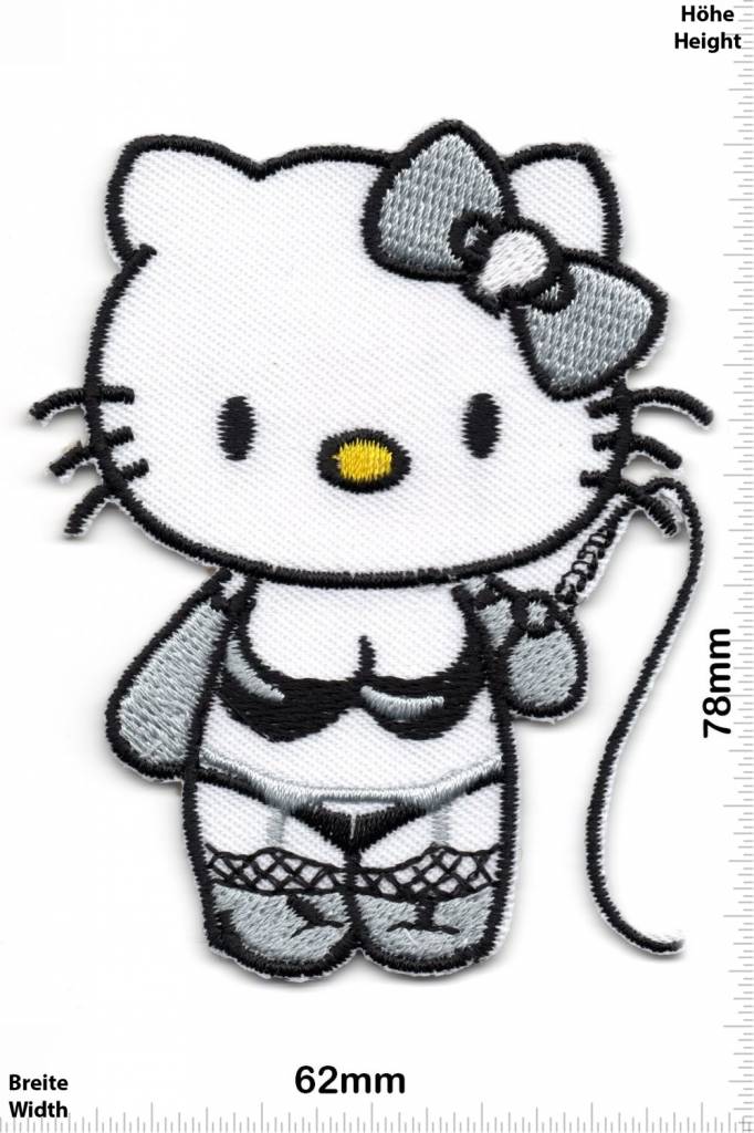 Hello Kitty - Hello Kitty - V- Patch - Back Patches - Patch Keychains  Stickers -  - Biggest Patch Shop worldwide