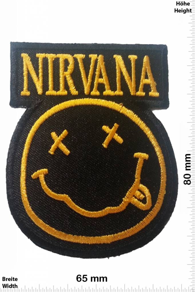 Nirvana Nirvana - Smiley - black/gold