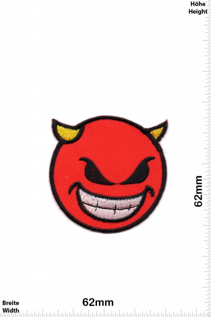 Smiley Smiley - Smile - devil - red