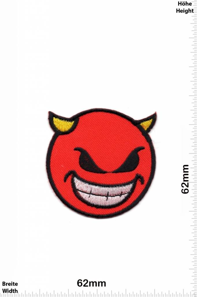Smiley Smiley - Smile - Teufel rot