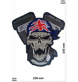 Biker Biker Skull - Freerider - BIG 24 CM