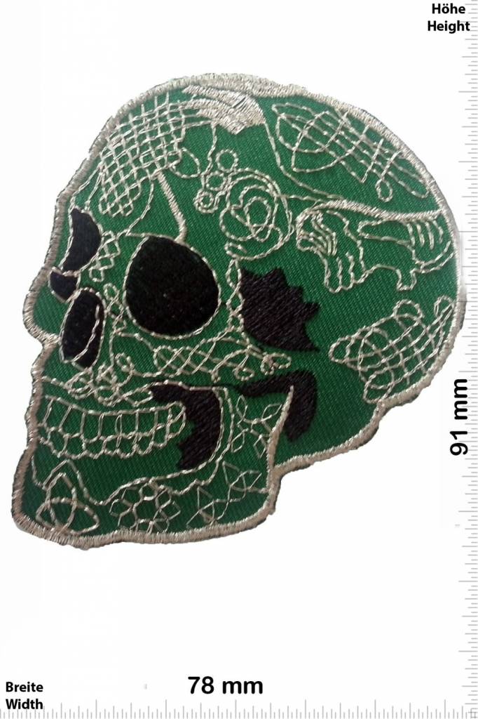 Totenkopf Skull green