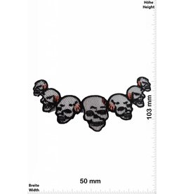 Totenkopf Totenkopf Kette - 10 CM