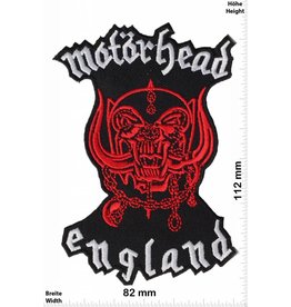 Motörhead Motörhead England - silber/rot