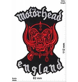 Motörhead Motörhead England - silver/red