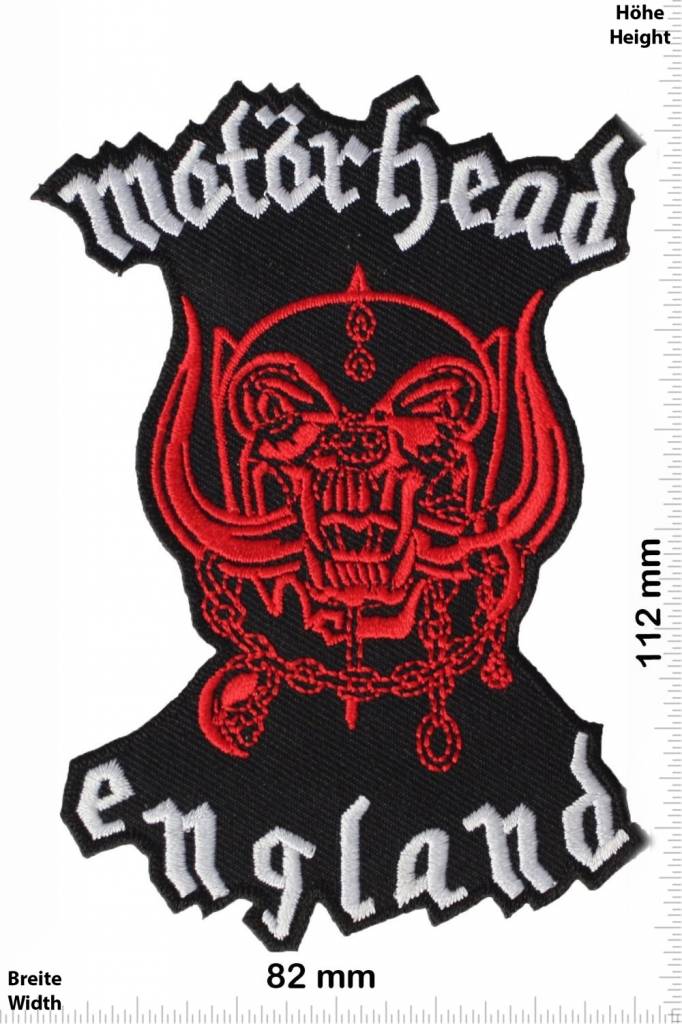 Motörhead Motörhead England - silber/rot