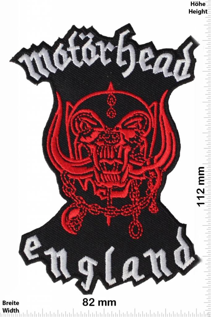 Motörhead Motörhead England - silver/red