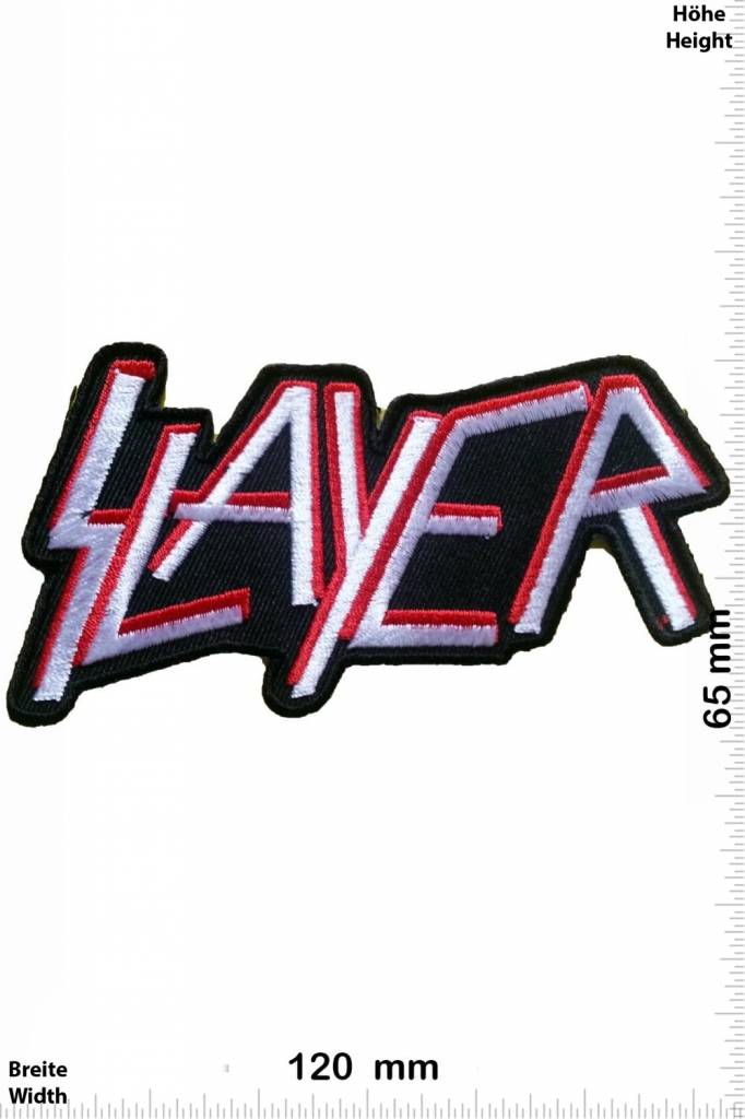 Slayer - Patch - Back Patches - Patch Keychains Stickers -  -  Biggest Patch Shop worldwide