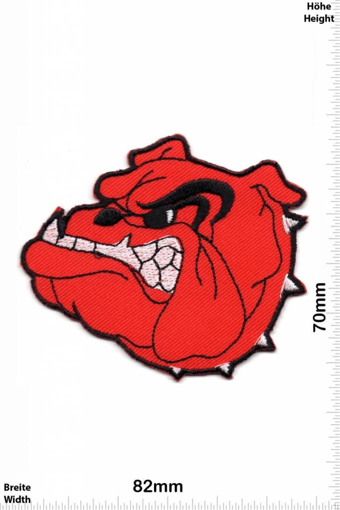 Bulldog Angry Bulldog - red