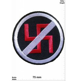 No Nazi NO / STOP Nazi - schwarz