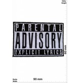 Parental Advisory Parental Advisory Explicit LYRICS - schwarz/schwarz