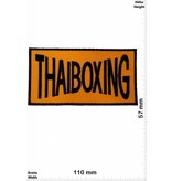 Boxen Thaiboxing - gelb / schwarz - gelb / schwarz