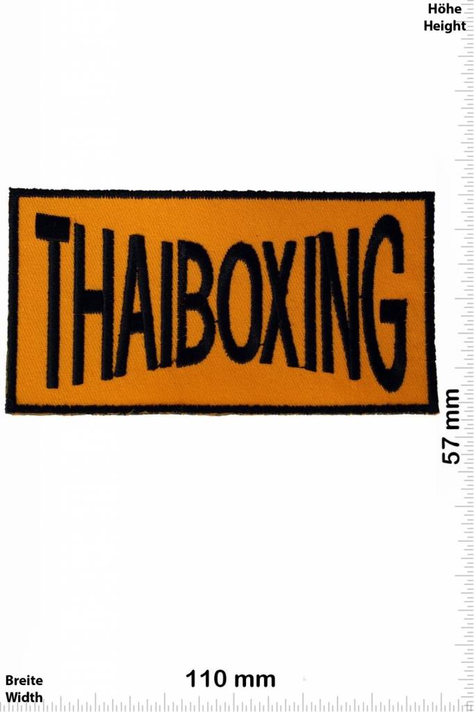 Boxen Thaiboxing - gelb / schwarz - gelb / schwarz