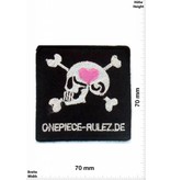 Onepiece ONEPIECE-RULEZ Aufnäher-