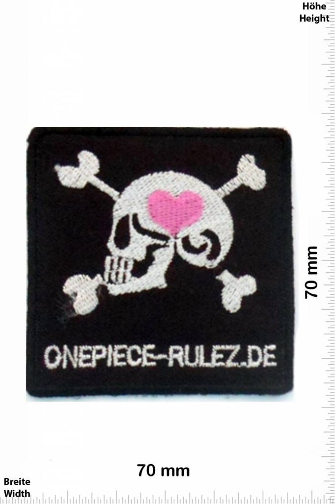 Onepiece ONEPIECE-RULEZ Aufnäher-