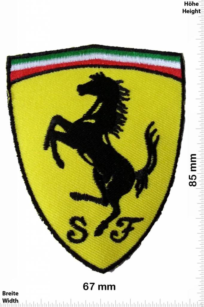 Ferrari - Patch - patch posteriore - Patch Portachiavi Adesivi -   - Il più grande Patch Negozio in tutto il mondo