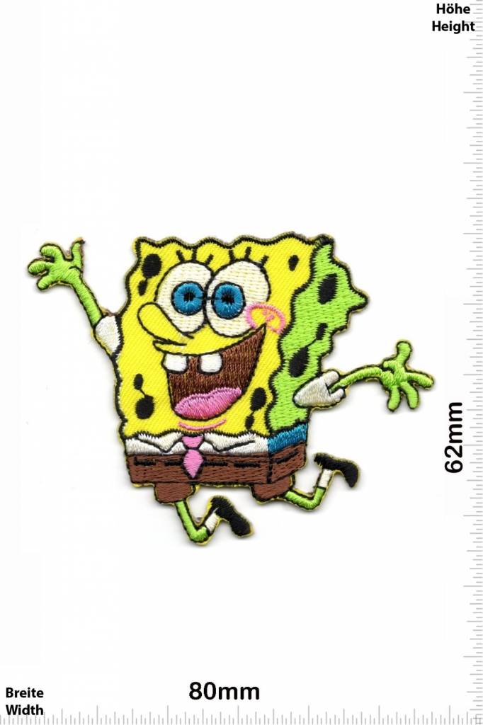 SpongeBob - Patches -Back-patch - Patch Sleutelhangers Stickers -giga ...