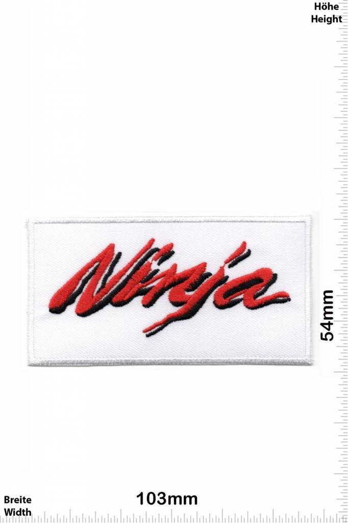 Kawasaki Ninja - red - KAWASAKI - Patch Portachiavi Adesivi -   - Il più grande Patch Negozio in tutto il mondo