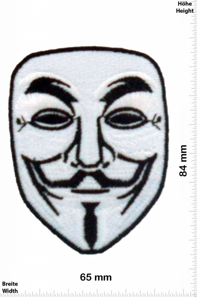 Sticker V for Vendetta - Anonymous Mask