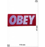 Obey Obey - rot/silber- rot/silber