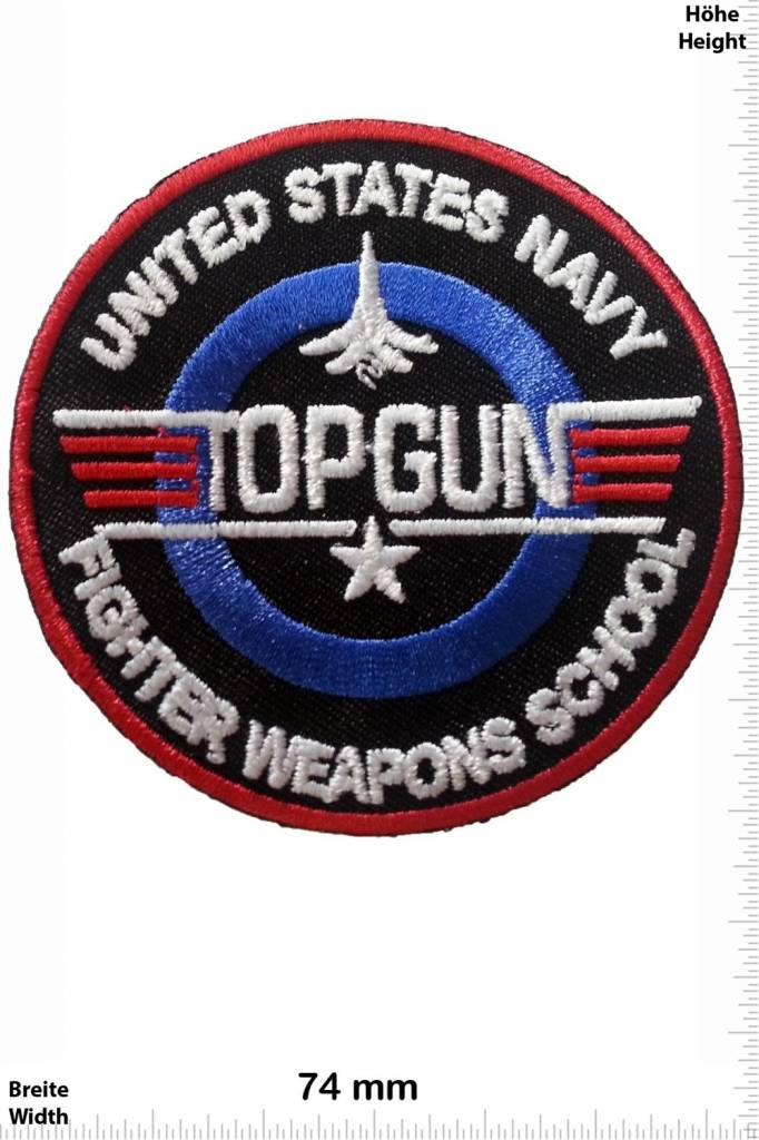 Top Gun - Patch - patch posteriore - Patch Portachiavi Adesivi -   - Il più grande Patch Negozio in tutto il mondo