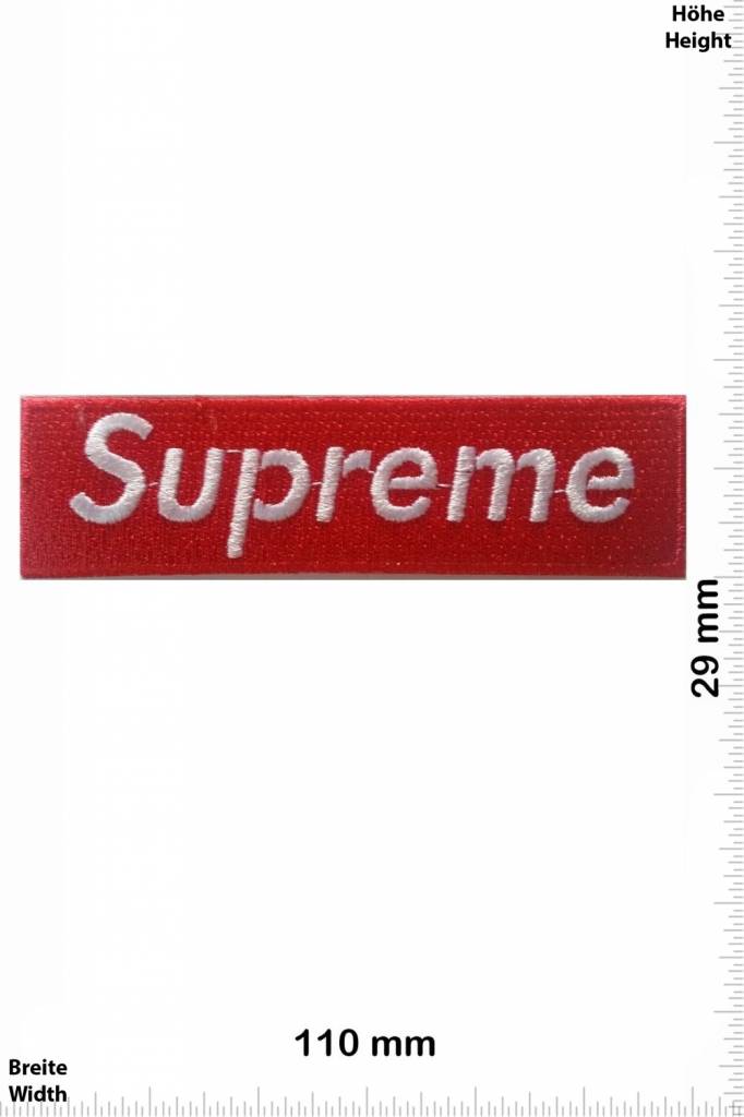 Supreme Supreme - rot/weiss