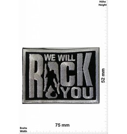 Rock n Roll We will Rock you -silber-  7,5 CM