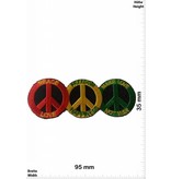 Frieden Peace - make love not war- 9,5 CM