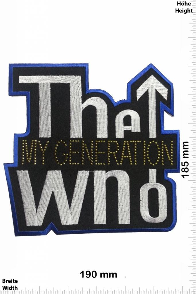 The Who THE WHO my Generation  -  BIG 19 CM