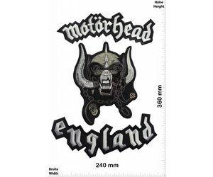 Badge Motörhead England Multicolore - Merchandising Officiel Métal - Unisexe